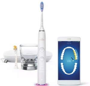 Philips Sonicare DiamondClean Smart DiamondClean Smart 9400 HX9917/88 Brosse à dents électrique avec application - Blanche