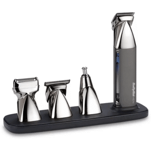 Tondeuse Homme Babyliss MT996E 15 en 1 Super X Metal Series - Argent, Rechargeable, 300min Autonomie, Multifonction