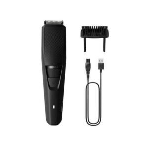 Tondeuse à Barbe Philips BEARDTRIMMER Series 3000 BT3234/15, Coupe Rapide et Précise, Lames Auto-affûtées, Noir