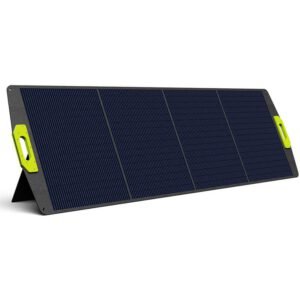 FOSSiBOT SP200 Panneau Solaire Pliable 200W, Câble de Charge MC4 vers Anderson/XT90/XT60, Poignée Magnétique, Efficacité de 23,4%, Pieds Réglables, Étanche IP67
