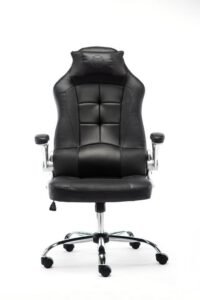 Momo Design MD-GC003OFF-K Siège pour jeu vidéo Siège de jeu sur PC Siège rembourré Noir