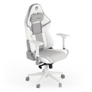ENDORFY Scrim Onyx White Siège de jeu sur PC Siège rembourré Gris, Blanc