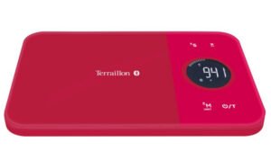 Terraillon NutriTab Rouge Rectangle Balance de ménage électronique