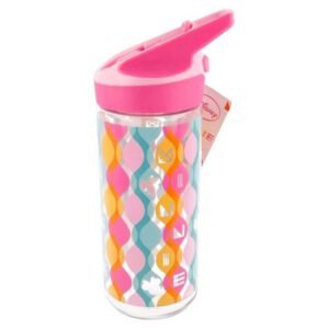 Minnie Mouse Bouteille 620ml en Tritan Motif Minnie avec Paille Rabattable Rose