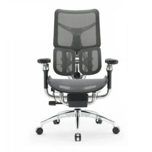 S300 Chaise ergonomique – Accoudoirs 6D,Soutien lombaire dynamique,Suspension amortissante,Support 4 axes,Expérience gravité zéro,BIFMA/SGS,Dimensions 78x65x102cm,Noir