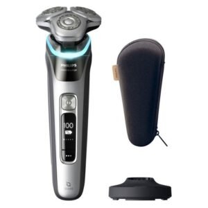 Rasoir électrique rotatif Philips Series 9000 X XP9204/30 Lift & Cut 360° SkinIQ Bluetooth Ardoise foncée Nova