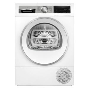 Sèche-linge pompe à chaleur Bosch WQG245DSFR 9 kg AutoDry condensateur autonettoyant Blanc