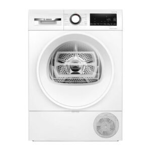 Seche-linge - Pompe a chaleur - BOSCH Série 6 - WQG133DTFR - 8 kg - Induction - 60 cm - Classe A++ - Blanc