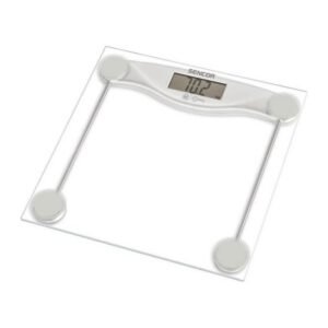 Sencor SBS 113SL Pese-personne design ultra fin avec surface en verre transparent - 8590669216963