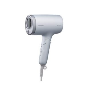 Sèche cheveux Panasonic EH NA7M H825 avec technologie Nanoe et manche pliable Bleu gris