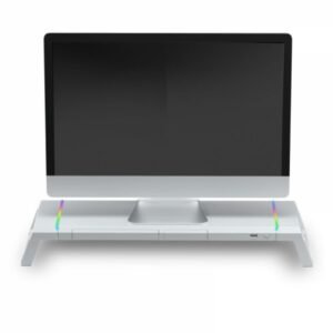 Support pour Moniteur Mars Gaming MGS-ONE - Eclairage CHROMA RGB - Taille Ajustable - Ergonomie opti