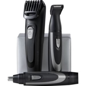 Kit pour la barbe - REMINGTON - The Works - Tondeuse auto-affûtée - Peigne réglable - Autonomie 4