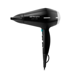 Sèche-cheveux professionnel Orbegozo SE 2400 - Moteur AC 2400 W - 3 niveaux de température - Jet d'air froid - Concentrateur et diffuseur - Protection contre la surchauffe