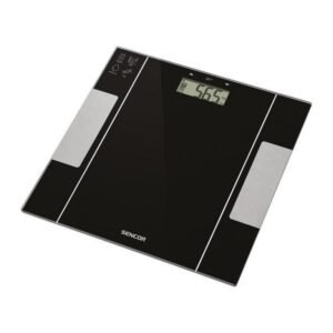 Pèse-personne SENCOR SBS 5050BK IMC BMR Mémoire 12 utilisateurs Verre trempé Noir