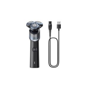 Rasoir Électrique Philips 5000X Series X5006 Wet & Dry, 27 Lames Inox Auto-affûtées, Tête Pivotante 360°, Technologie SkinProtect