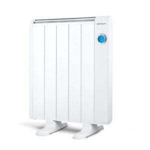 Émetteur Thermique en Aluminium Orbegozo RRE 810 - Haute Inertie Thermique - Efficacité Énergétique - Programmation Hebdomadaire - Technologie RealWarm Elements - Télécommande - 800W