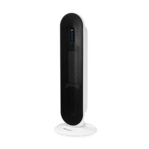 Tour chauffante en céramique Orbegozo CR 5034 - Chaleur homogène et sûre - Fonction oscillante - 2 positions de fonctionnement - Minuterie 24 heures - Télécommande - Sécurité anti-basculement