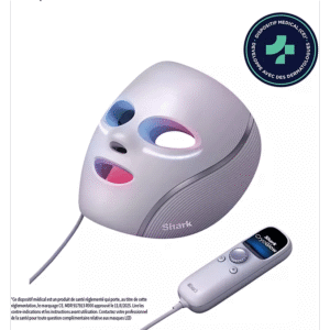 Masque LED SHARK CryoGlow avec rafraîchissement du contour des yeux Lilas