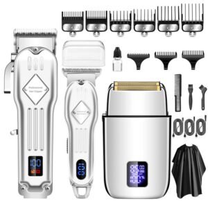 Tondeuse pour cheveux & tondeuse à barbe INF professionnelle Silver