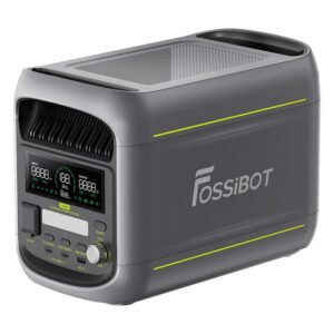 FOSSIBOT F1800 Générateur Électrique Portable 1024Wh, Station Électrique Batterie LiFePO4 1800W (Puissance Crête 2700W)