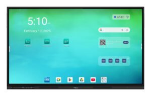 Optoma 3753RK tableau blanc interactif 190,5 cm (75) 3840 x 2160 pixels Écran tactile Noir
