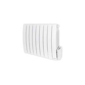 Thinfga18 - Radiateur Aluminium Galbé à Inertie Fluide - 1800w - Programmation Hebdomadaire - Déte
