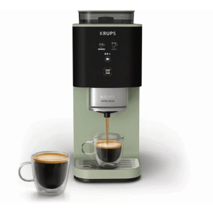 Coffee Crush SA401LE0- Machine à café à grains Krups, Vert