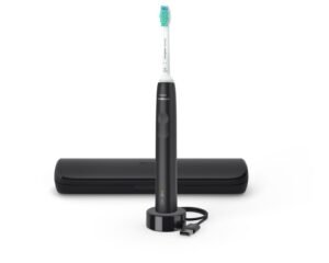 Philips 3100 series HX3673/14 Brosse à dents électrique + Housse de voyage - Noire