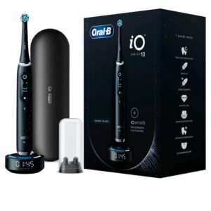 Oral-B iO Series 10 Adulte Brosse à dents rotative oscillante Noir