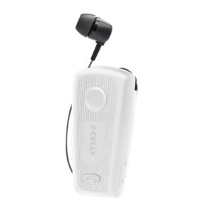 Celly BHCLIP Casque Avec fil Ecouteurs Appels/Musique/Sport/Au quotidien USB Type-C Blanc