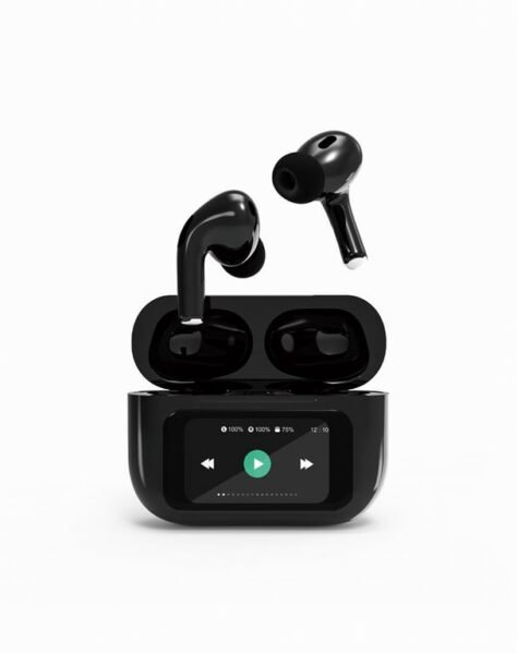 Gembird GMB Audio TWS-LCD-ANC-01-BK casque Sans fil Ecouteurs Appels/Musique USB Type-C Bluetooth Noir