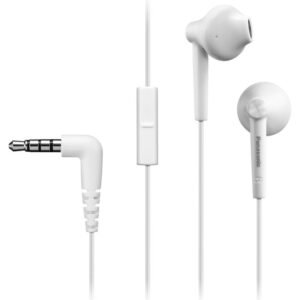 Panasonic RP-TCM55E Casque Avec fil Ecouteurs Appels/Musique Blanc