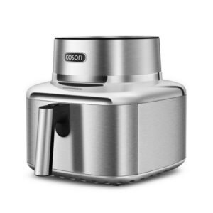 Cosori ICONIC Single CAF-SE601S-CEU friteuse à air chaud connectée 6,2 L 30-230 °C 1725 W acier inoxydable noir