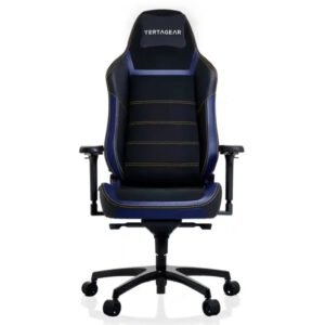 Chaise Gaming XL Vertagear PL6800 HygenX Bleu Minuit – Ergonomie Avancée, Soutien Lombaire ContourMax & Assise VertaAir
