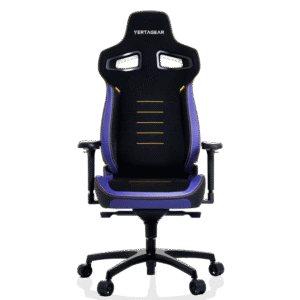 Chaise gaming XL Vertagear PL4800 HyGenNX Midnight Purple – Ergonomie ContourMax™, ventilation VertaAir™, tissu anti-odeur, accoudoirs 4D