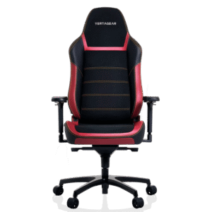 Chaise gaming XL Vertagear PL6800 Burgundy Red avec soutien lombaire ContourMax, assise VertaAir et tissu antibactérien HygennX