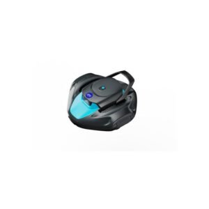Robot de piscine GRE Moovo TM 90 sans fil pour piscine hors-sol Noir bleu turquoise