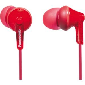 Panasonic RP-HJE125E-R casque Avec fil Ecouteurs Musique Rouge