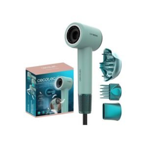 Sèche-cheveux Cecotec DryNova 3en1 Menthe 1600 W moteur brushless 110 000 tr/min avec 3 accessoires
