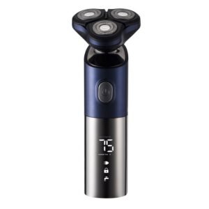 Rasoir électrique avec lame de rasoir 3D rotative Blue