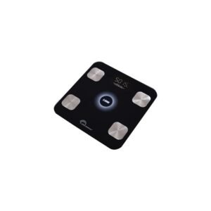 Balance connectée LITTLE BALANCE 8861 Verre trempé Noir Bluetooth 13 analyses LED jusqu'à 180 kg précision 100 g