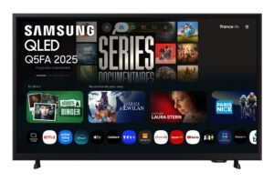 Téléviseur Samsung 32 QLED Q5FA Full HD Smart TV 2025 Tizen One UI 2 HDMI Bluetooth 5.3 Wi?Fi Noir