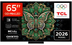 TCL C6K Pro 65C6K Pro 165,1 cm (65) 4K Ultra HD Smart TV Wifi Noir 1000 cd/m²
