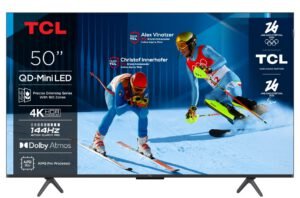 TCL C6K 50C6K TV 127 cm (50) 4K Ultra HD Smart TV Wifi Métallique