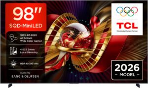 TCL C8L 98C8L TV 2,49 m (98) 4K Ultra HD Smart TV Wifi Noir 6000 cd/m²