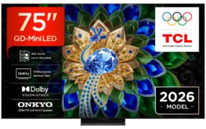 TCL A400 75A400U TV 190,5 cm (75) 4K Ultra HD Smart TV Wifi Noir 2500 cd/m²