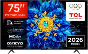 TCL P8L 75P8L TV 190,5 cm (75) 4K Ultra HD Smart TV Wifi Noir 450 cd/m²