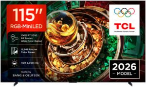 TCL RM9L 115RM9L TV 2,92 m (115) 4K Ultra HD Smart TV Wifi Noir 9000 cd/m²