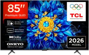 TCL P8L 85P8L TV 2,16 m (85) 4K Ultra HD Smart TV Wifi Noir 450 cd/m²