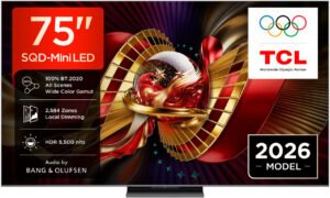 TCL C8L 75C8L TV 190,5 cm (75) 4K Ultra HD Smart TV Wifi Noir 5500 cd/m²